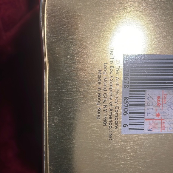 Walt Disney Christmas tin with Mickey Mouse and Minnie Mouse Donald and Daisy - Picture 4 of 4